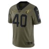 Camiseta Hombre NFL Arizona Cardinals Pat Tillman 40 Nike 2021 Salute to Service